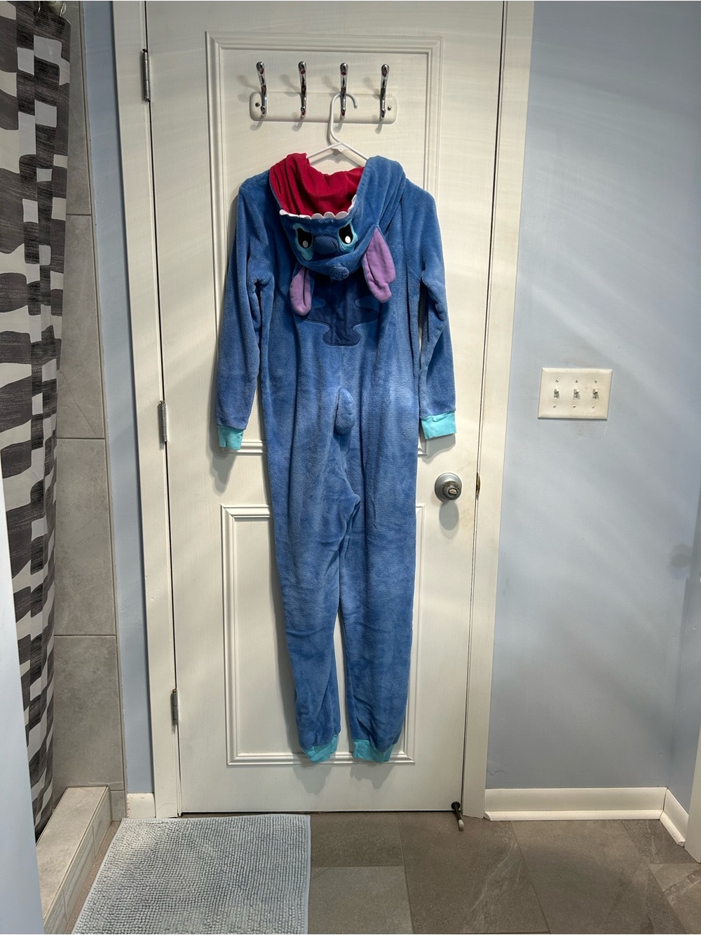 Disney’s Stitch Hooded Adult Onesie - Picture 2 of 9